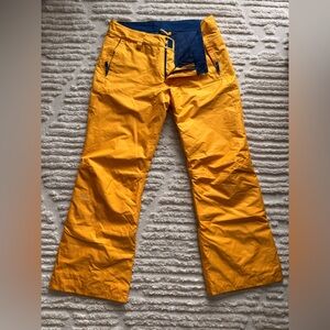 The North Face Yellow Ski Pants